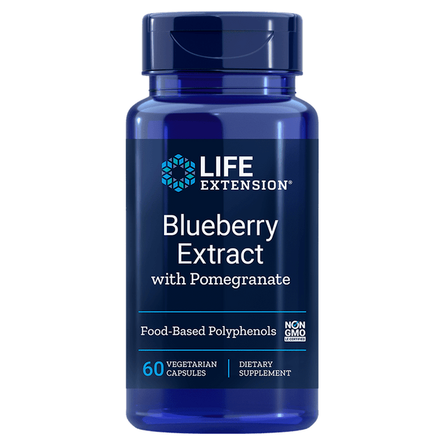 Life Extension Blueberry Extract with Pomegranate,  60 VCapsules