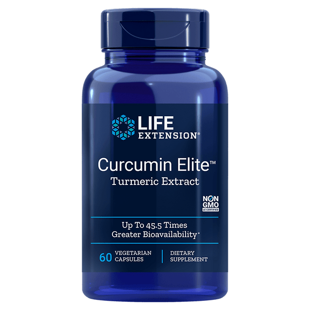 Life Extension Curcumin Elite Turmeric Extract,  60 VCapsules