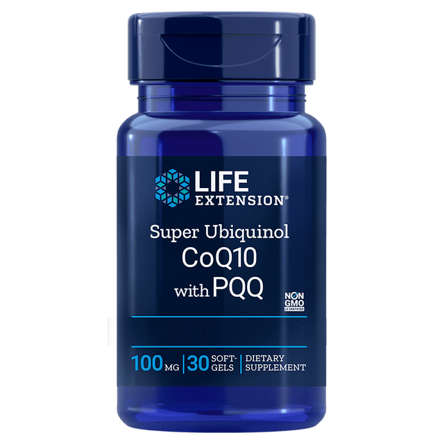 Life Extension Super Ubiquinol CoQ10 with PQQ, 100mg, 30SGels