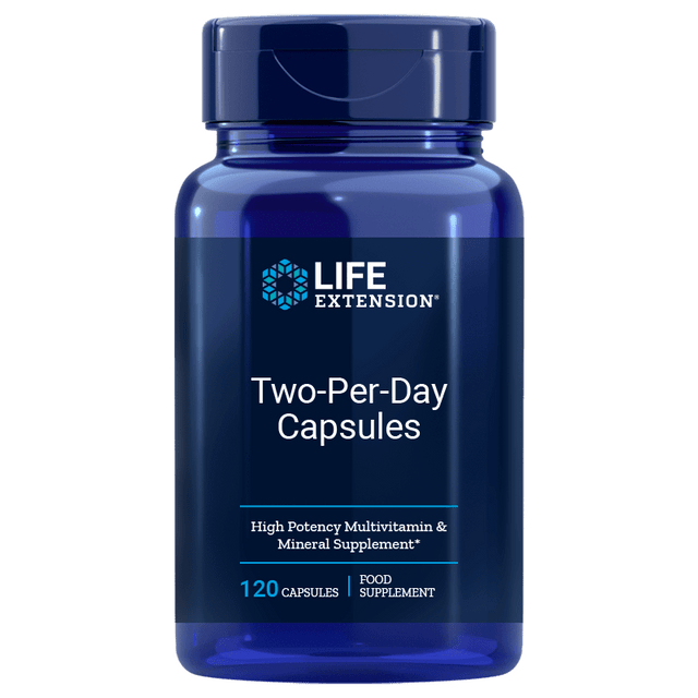 Life Extension Two Per Day Capsules, 120Caps