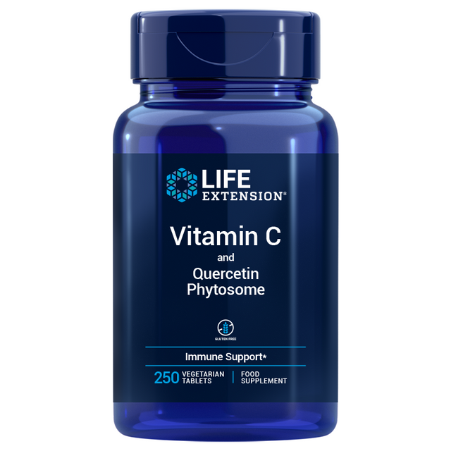 Life Extension Vitamin C and Bio-Quercetin Phytosome- 1000mg, 250 Tablets
