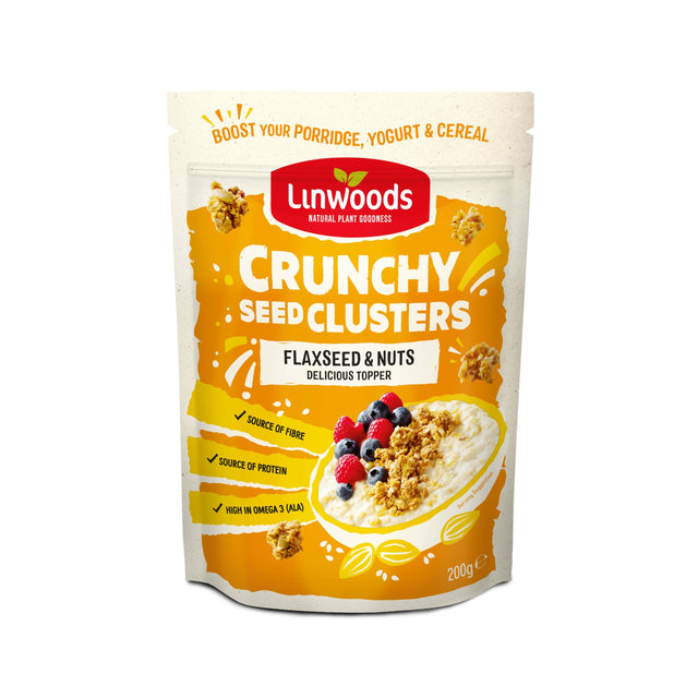 Linwoods Crunchy Seed Cluster Flaxseed & Nuts, 200gr