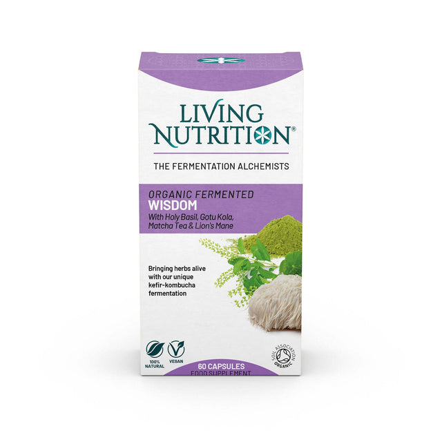 Living Nutrition Organic Fermented Wisdom, 60 Capsules