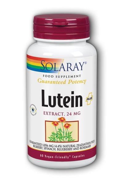 Solaray Lutein Extract 24mg, 60 V Capsules