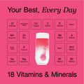Phizz Mixed Berry 3-in-1 Hydration, Electrolytes and Vitamins Effervescent,  20 Tablets