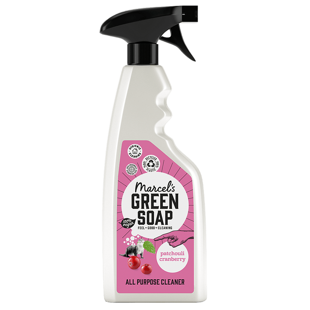 Marcels Green Soap All Purpose Cleaner Spray- Patchouli & Cranberry, 500ml