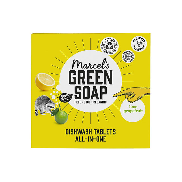 Marcels Green Soap Dishwash Tablet- Grapefruit & Lime, 24s