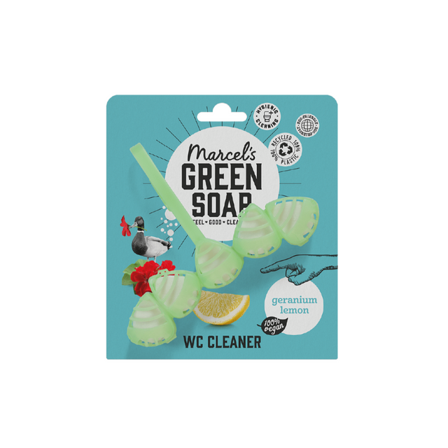 Marcels Green Soap Toilet Block- Geranium & Lemon, 55gr