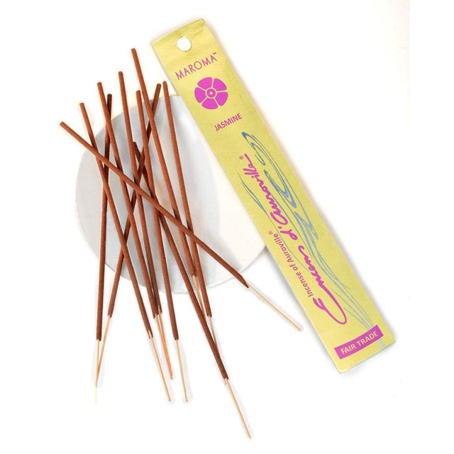 Maroma Encens D'Auroville Jasmine Incense Sticks, 10 Sticks