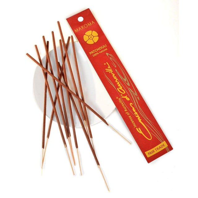 Maroma Encens D'Auroville Patchouli  Incense Sticks, 10 Sticks