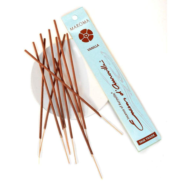 Maroma Encens D'Auroville Vanilla Incense Sticks, 10 Sticks