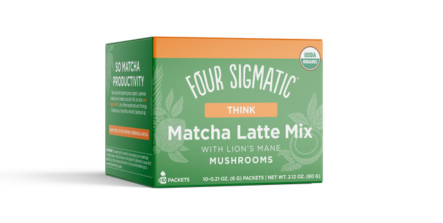 Four Sigmatic Matcha Latte With Lion's Mane- Think, 10 Sachets