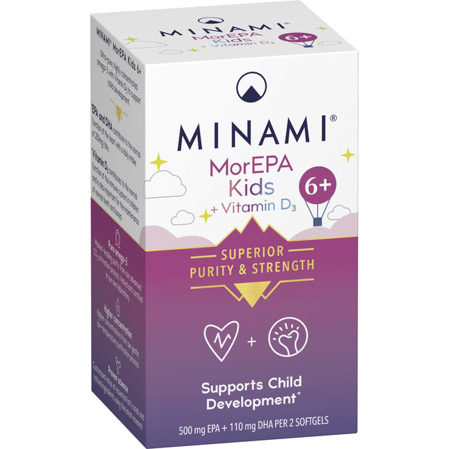 Minami MorEPA Kids 6+, 60 Capsules