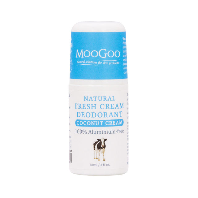 MooGoo Fresh Cream Deodorant - Coconut Cream, 60ml