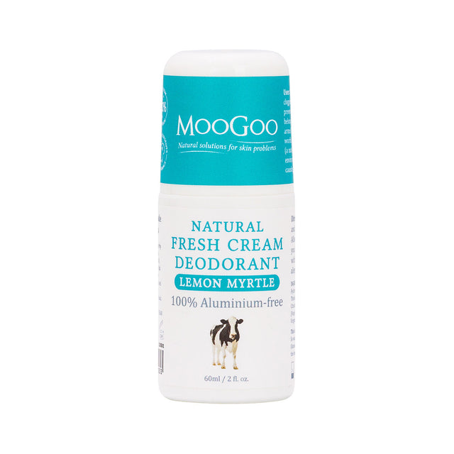 MooGoo Natural Fresh Cream Deodorant- Lemon Myrtle, 60ml