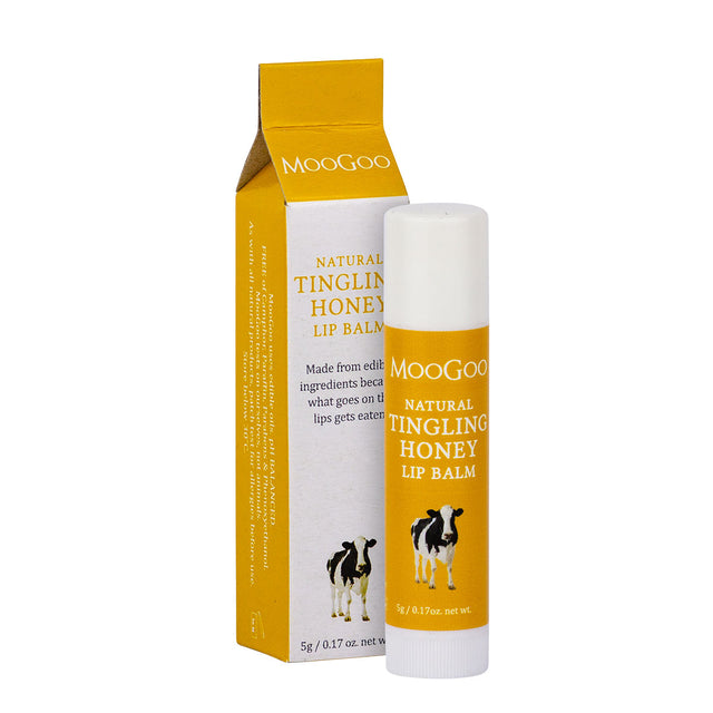 MooGoo Natural Tingling Honey Lip Balm, 5gr