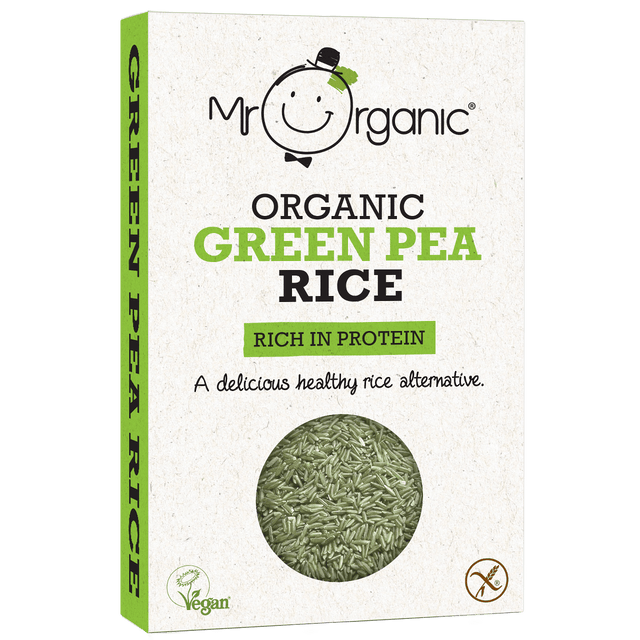 Mr Organic Italian Organic Green Pea Rice, 250gr