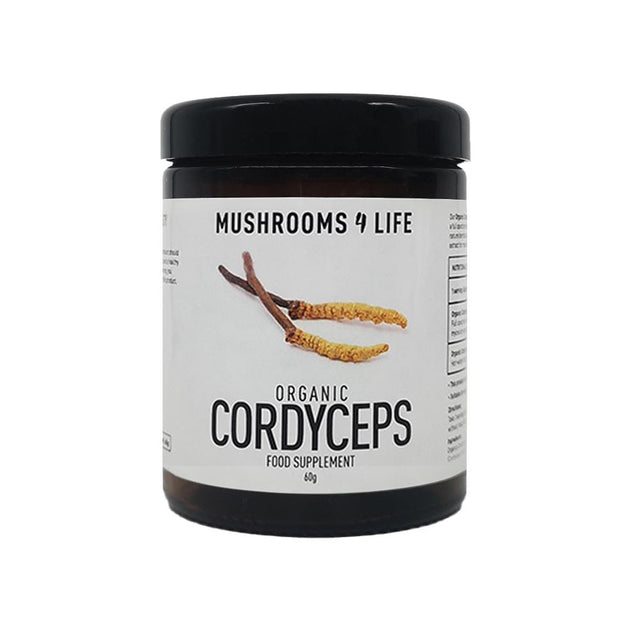 Mushrooms 4 Life Organic Cordyceps Powder, 60gr