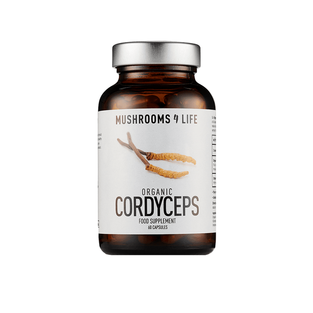Mushrooms 4 Life Organic Cordyceps, 60 Capsules
