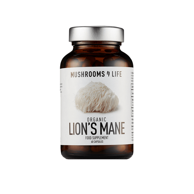 Mushrooms 4 Life Organic Lions Mane, 60 Capsules