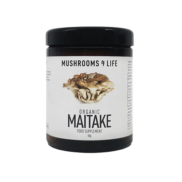 Mushrooms 4 Life Organic Maitake Powder - Amber Glass, 60gr