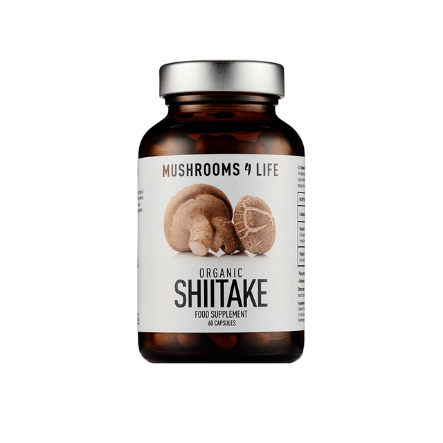 Mushrooms 4 Life Organic Shiitake, 60 Capsules