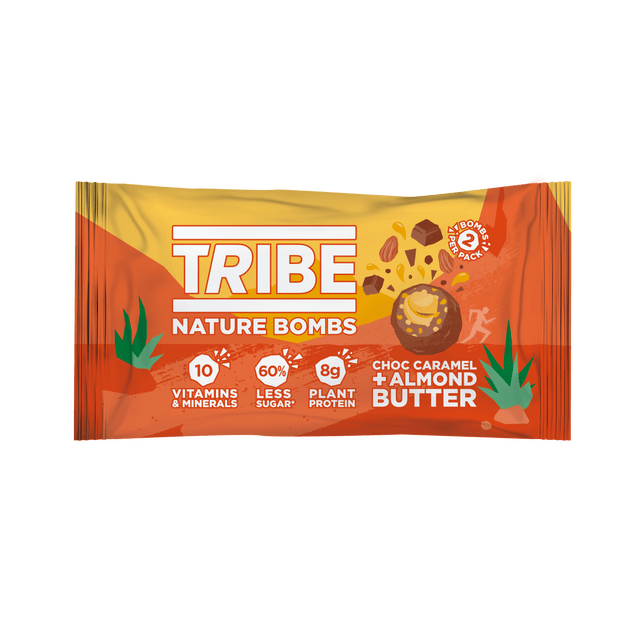 Tribe Nature Bomb Choc Caramel & Almond Butter, 40gr