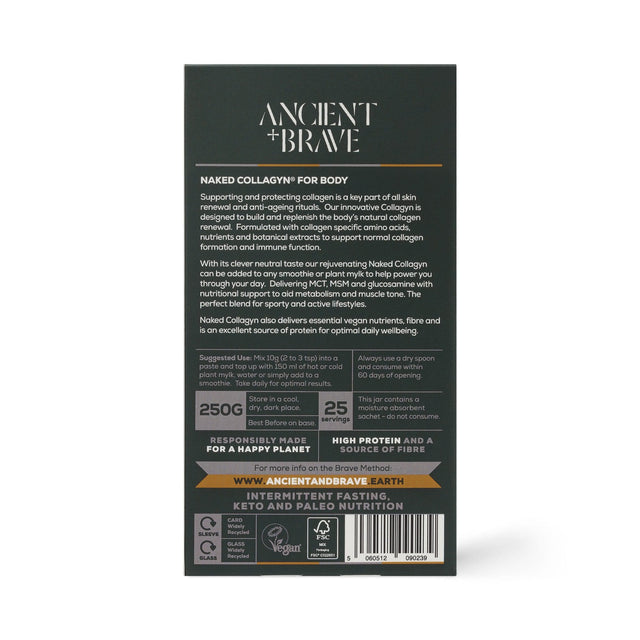 Ancient and Brave Naked Vegan Collagyn, 250gr