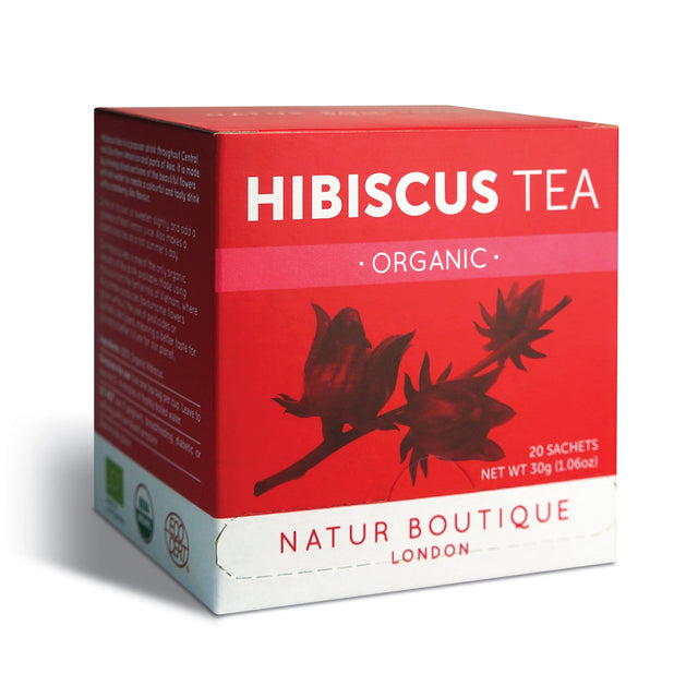 Natur Boutique Organic Hibiscus Tea, 20 Sachets