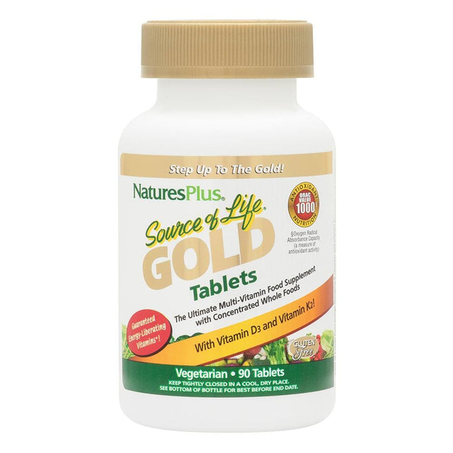 Nature's Plus Source of Life Gold Tablets, 90 Tablets (30 Servings)