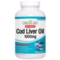 Natures Aid Cod Liver Oil High Strength, 1000mg, 180 Soft Gels