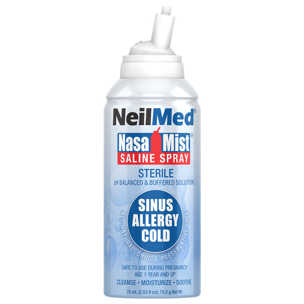 NeilMed Nasamist Saline Spray, 75ml