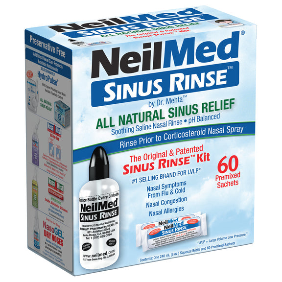 NeilMed Sinus Rinse Kit, 60 Sachets