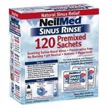 NeilMed Sinus Rinse Premixed Sachets, 120 Sachets