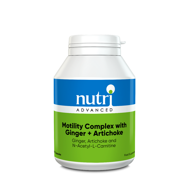 Nutri Advanced Motility Complex with Ginger + Artichoke, 120 Capsules