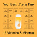 Phizz Orange Hydration & Multivitamin Effervescent Multi-pack, 60 Tablets