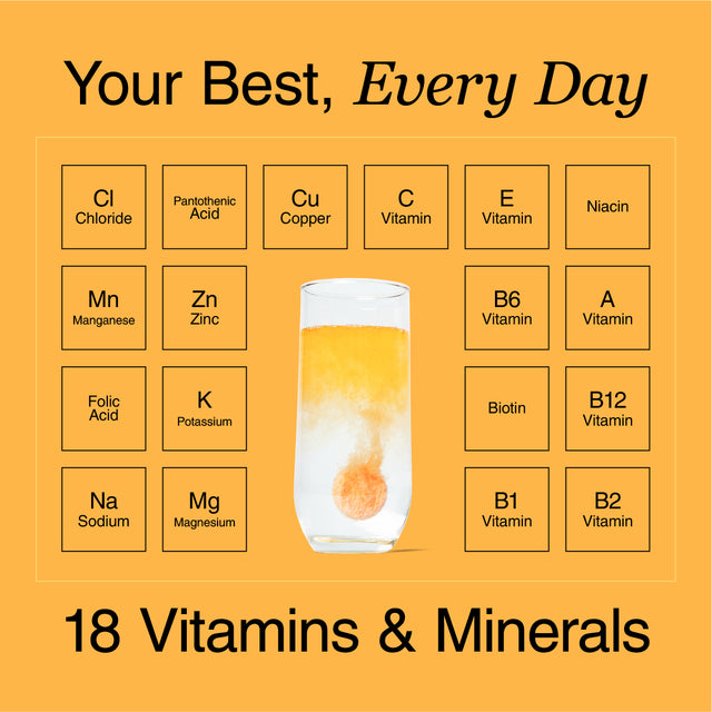 Phizz Orange Hydration & Multivitamin Effervescent Multi-pack, 60 Tablets