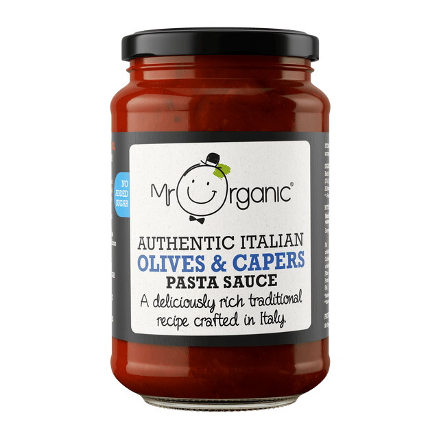 Mr Organic Olives & Capers Pasta Sauce, 350gr