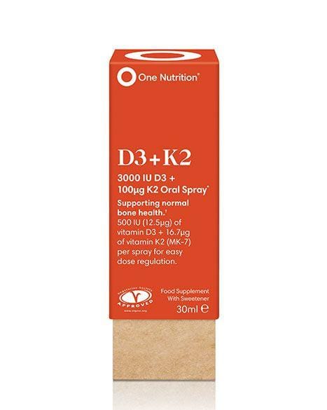 One Nutrition D3 + K2,  30ml