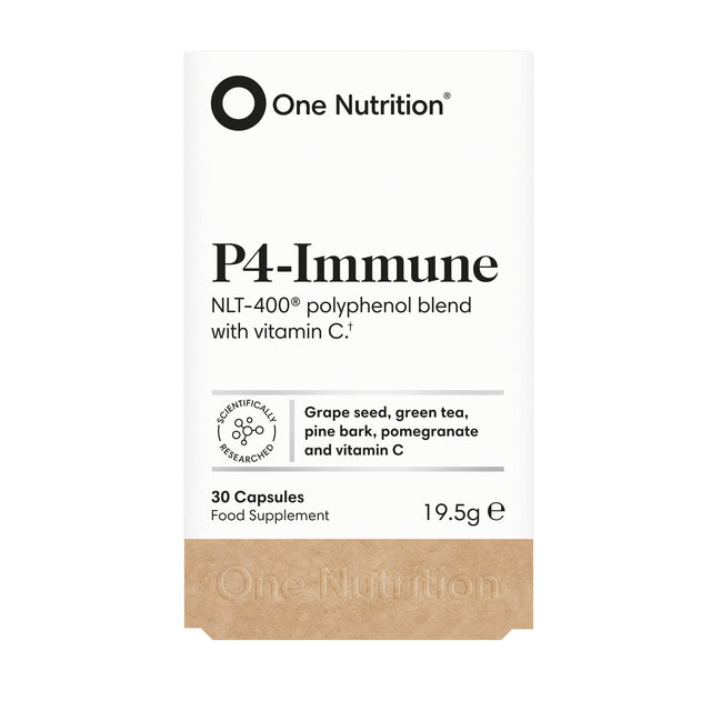 One Nutrition P4-Immune NLT-400 Polyphenol Blend, 30 Capsules