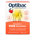 OptiBac Probiotics Strawberry Kids Gummies, 30 Gummies