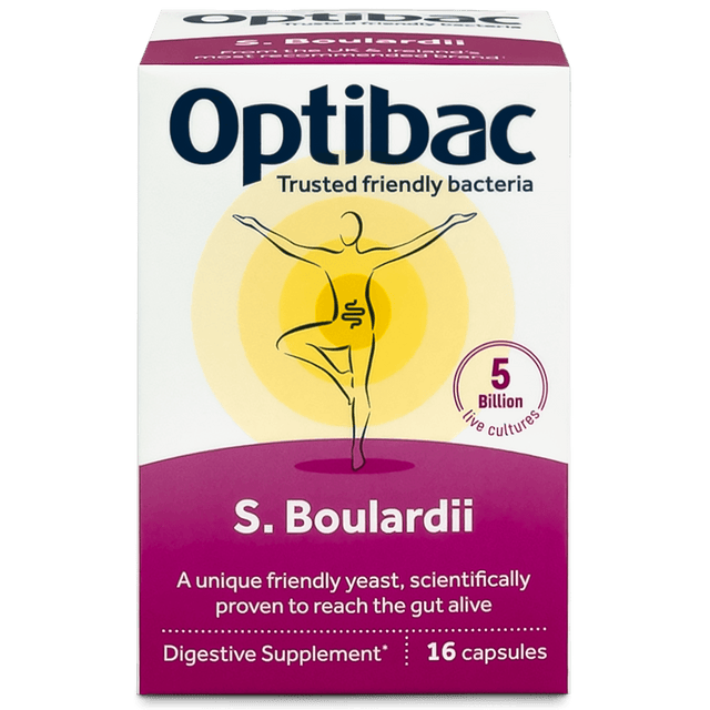 Optibac Probiotics Saccharomyces Boulardii, 16 Capsules