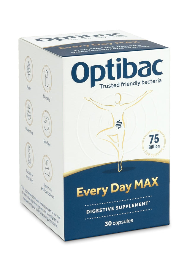 OptiBac For Everyday Probiotic MAX, 30 Capsules