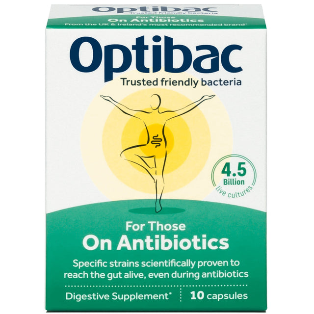 Optibac Probiotics For Those on Antibiotics, 10 Capsules