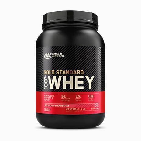 Optimum Nutrition Gold Standard 100% Whey Delicious Strawberry, 900gr
