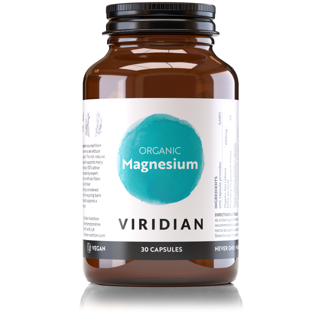 Viridian Organic Magnesium, 30 Capsules