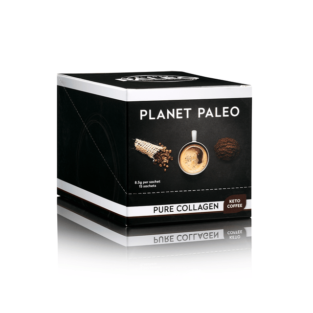 Planet Paleo Pure Collagen - Keto Coffee, 15 Sachets