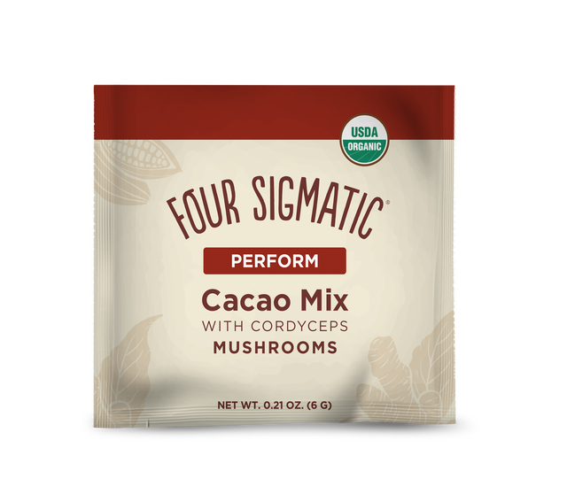 Four Sigmatic Mushroom Cacao Mix Cordyceps Perform, 10 Sachets