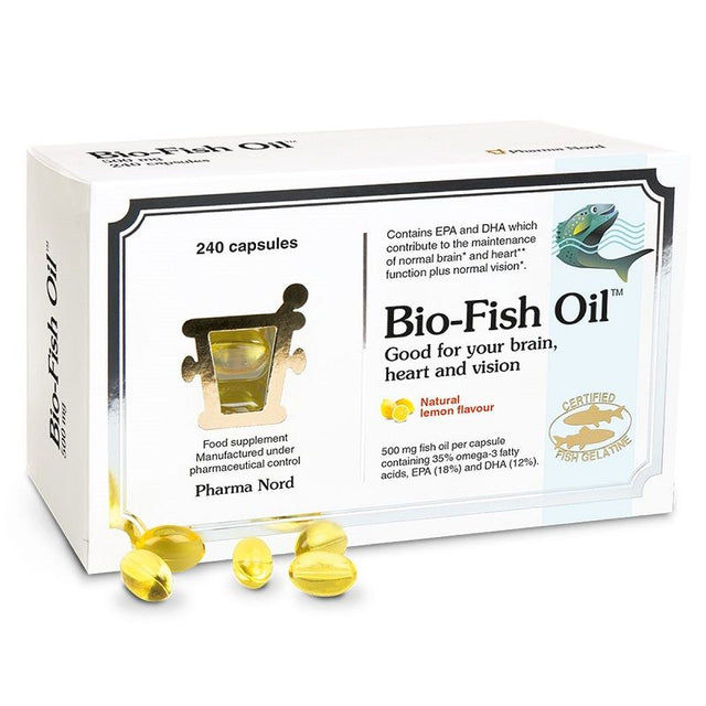 Pharma Nord Bio-Fish Oil- 500mg, 240 Capsules