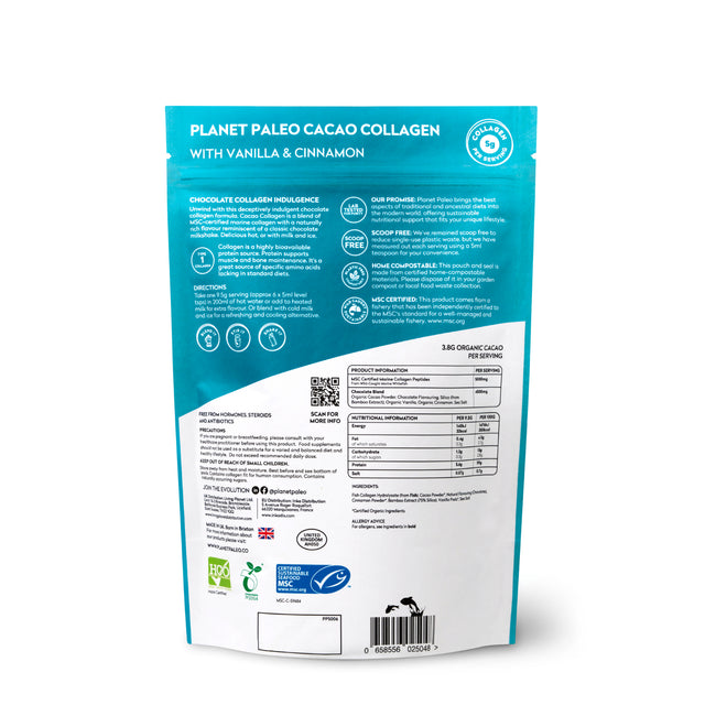Planet Paleo Cacao Collagen- Chocolate Heaven, 285gr